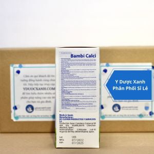 BAMBI CALCI, 150ml, siro uống bổ sung calcium, vitamin D3 và vitamin K2 MK7 cho trẻ từ 1 tuổi của Tây Ban Nha