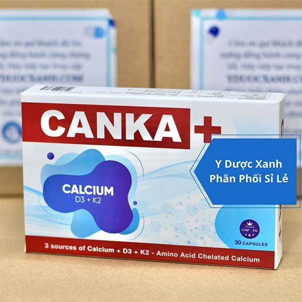 CANKA + 30 viên, Viên uống bổ sung canxi và vitamin cho bà bầu của Ba Lan