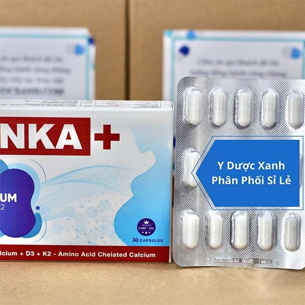 CANKA + 30 viên, Viên uống bổ sung canxi và vitamin cho bà bầu của Ba Lan