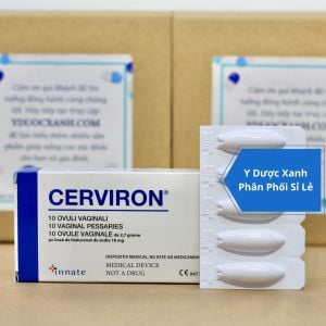 CERVIRON, Viên đặt âm đạo trị viêm cấp, mãn tính cho nữ giới của Ý