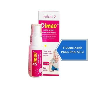 DIMAO ORAL SPRAY, Thuốc xịt bổ sung vitamin D cho trẻ sơ sinh và trẻ nhỏ của Châu Âu
