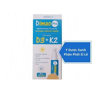 DIMAO PRO D3K2, Thuốc xịt bổ sung vitamin D3 K2 cho trẻ sơ sinh và trẻ nhỏ của Slovenia