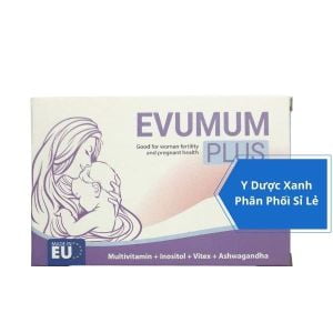 EVUMUM PLUS, 30 viên, Viên uống vitamin tổng hợp cho phụ nữ mang thai của Châu Âu