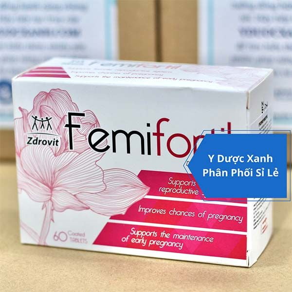 FEMIFORTIL, 60 viên, Viên uống bổ trứng, Hỗ trợ và tăng cường khả năng thụ thai ở nữ giới của Ba Lan