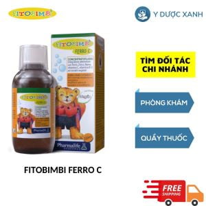 FITOBIMBI FERRO C, 200 ml, Siro bổ máu, tăng đề kháng cho bé, trẻ em từ 2 tuổi của Ý