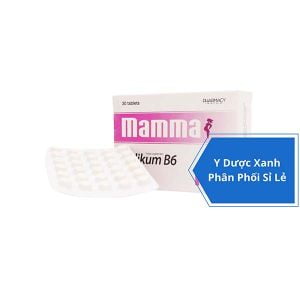 MAMMA FOLIKUM B6, 30 viên, Viên uống bổ sung acid folic và vitamin B6 cho phụ nữ mang thai của Ba Lan
