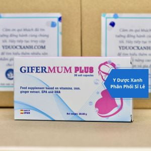 GIFERMUM PLUS, 30 viên, Viên uống bổ sung vitamin tổng hợp cho bà bầu, phụ nữ chuẩn bị mang thai của Tây Ban Nha