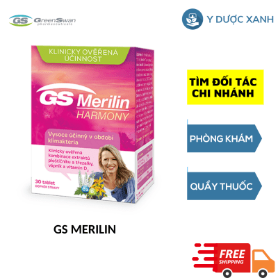 GS MERILIN, 30 viên, Viên uống cân bằng nội tiết tố nữ của Châu Âu