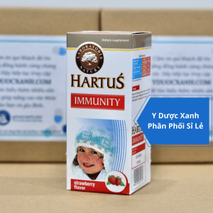 HARTUS IMMUNITY, 150ml, Siro tăng sức đề kháng cho trẻ nhỏ từ 6 tháng tuổi của Châu Âu