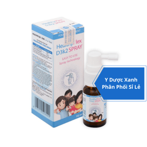 HEALTHYPLEX D3K2 SPRAY, 10ml, Dạng xịt Vitamin D3 và K2 cho trẻ sơ sinh, trẻ nhỏ của Ý