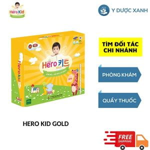 Siro HERO KID GOLD, 30 gói, Siro hỗ trợ biếng ăn, tăng sức đề kháng cho trẻ nhỏ từ 1 tuổi của Hàn Quốc