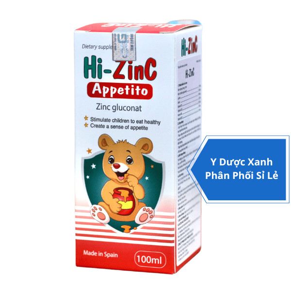 HI-ZINC, Siro kích thích ăn ngon cho trẻ em từ 1 tuổi của Tây Ban Nha