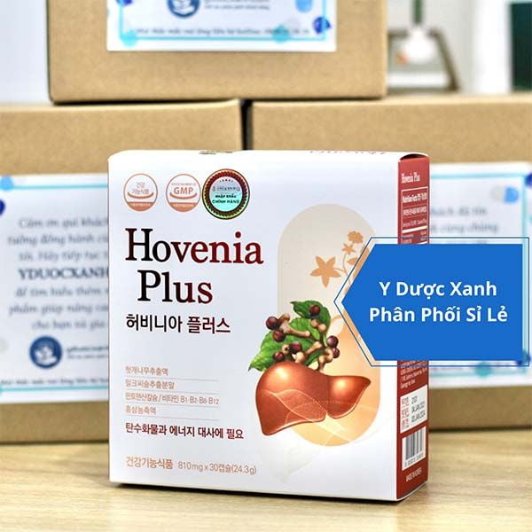HOVENIA PLUS, 30 viên, Viên uống giải độc gan, tăng cường chức năng gan cho người trưởng thành của Hàn Quốc