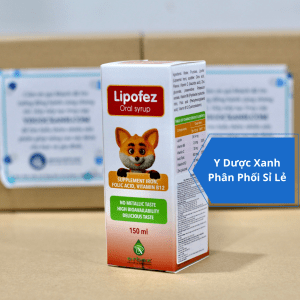LIPOFEZ ORAL SYRUP, 150 ml, Siro bổ máu cho trẻ sơ sinh, trẻ nhỏ từ 1 tháng tuổi của Ý
