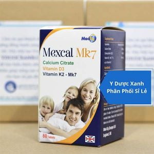MEXCAL MK7, 30-60 viên, Viên uống hỗ trợ xương răng chắc khỏe cho trẻ em, người lớn của Anh