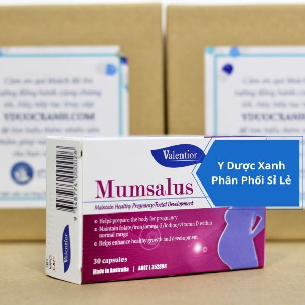 MUMSALUS, 30 viên, Viên uống vitamin tổng hợp và khoáng chất cho bà bầu của Úc