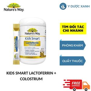 NATURE’S WAY KIDS SMART LACTOFERRIN + COLOSTRUM, 30 gói, Hỗ trợ tăng cường đề kháng, miễn dịch cho bé của Úc