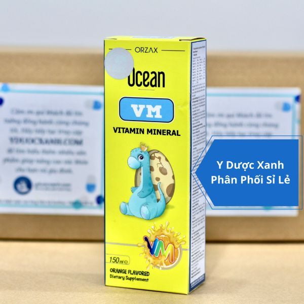 OCEAN VM VITAMIN, 150ml, Siro tăng cường hệ miễn dịch, sức đề kháng cho trẻ em từ 1 tuổi của Thổ Nhĩ Kỳ
