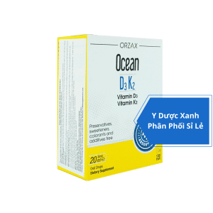 OCEAN D3 K2, 20ml, Hỗ trợ phát triển xương, chiều cao cho bé, trẻ sơ sinh của Thổ Nhĩ Kỳ