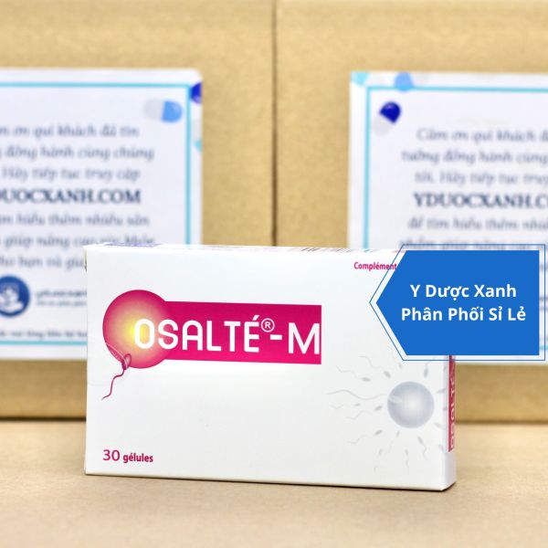 OSALTE-M, 30 viên, Viên uống hỗ trợ điều trị vô sinh, hiếm muộn ở nữ giới của Pháp