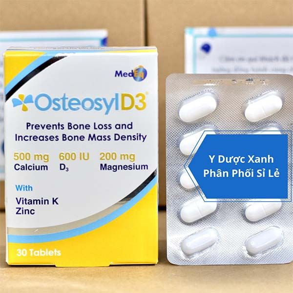 OSTEOSYL D3, 30 viên, Viên uống bổ sung vitamin D3 cho trẻ em trên 6 tuổi và người lớn của Anh