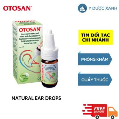 OTOSAN NATURAL EAR DROPS, 10ml, Nhỏ tai Otosan chữa viêm tai cho bé, trẻ em từ 1 tuổi của Ý