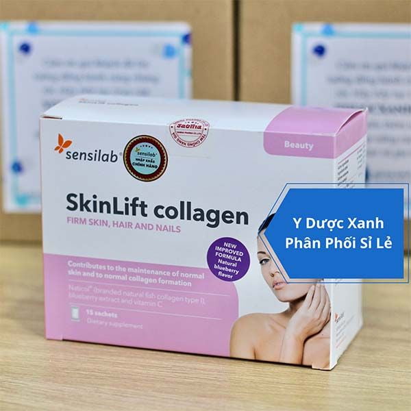 SKINLIFT COLLAGEN, 120g, Bột uống bổ sung collagen, đẹp da cho phụ nữ của Slovenia