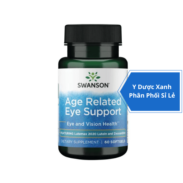 [Global] SWANSON AGE RELATED EYE SUPPORT, 60 viên, Viên uống hỗ trợ sức khỏe mắt và thị lực cho người lớn của Mỹ.