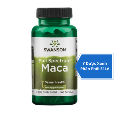 [Global] SWANSON MACA 500 mg, 100 viên, Viên uống hỗ trợ tăng cường sinh lý cho nam nữ của Mỹ