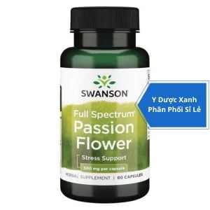 [Global] SWANSON PASSION FLOWER, 60 viên, Viên uống hỗ trợ giảm căng thẳng, mệt mỏi cho người lớn của Mỹ