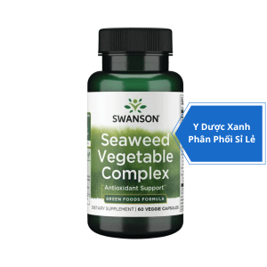 [Global] SWANSON SEAWEED VEGETABLE COMPLEX, 60 viên, Viên uống hỗ trợ chống oxy hóa cho người lớn của Mỹ.