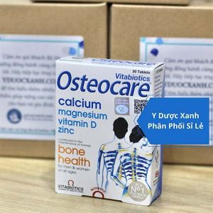VITABIOTICS OSTEOCARE CALCIUM BONE HEALTH, 30 viên, Viên uống bổ sung calcium cho trẻ từ 4 tuổi, người lớn của Anh