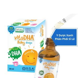 VITADHA BABY DROPS, 30ml, Nhỏ giọt bổ sung DHA cho bé, trẻ em từ sơ sinh của Ý