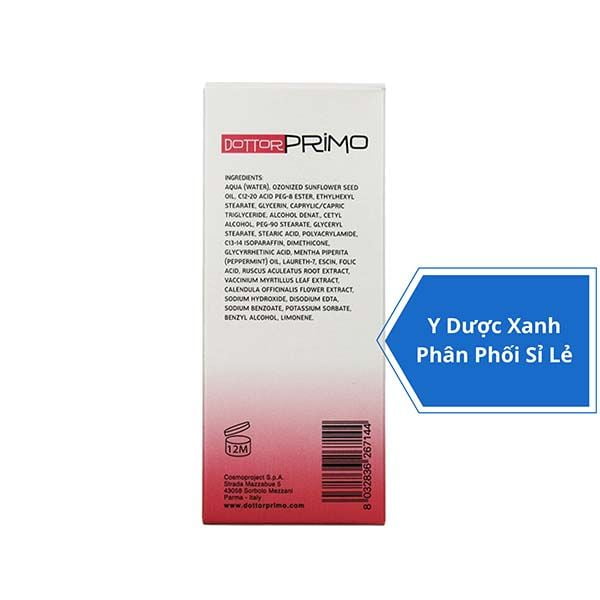 DOTTORPRIMO EMERGENCY H, 25ml, Kem bôi hỗ trợ bệnh trĩ cho người lớn của Ý