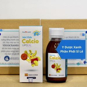 IDOL KIDS CALCIO, 150 ml, Siro bổ sung canxi, D3, K2 và kẽm cho trẻ em từ 0 tuổi của Tây Ban Nha
