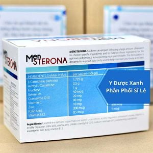 MENSTERONA, 30 gói, Thuốc uống bổ tinh trùng, tăng khả năng thụ thai cho nam giới của Ba Lan