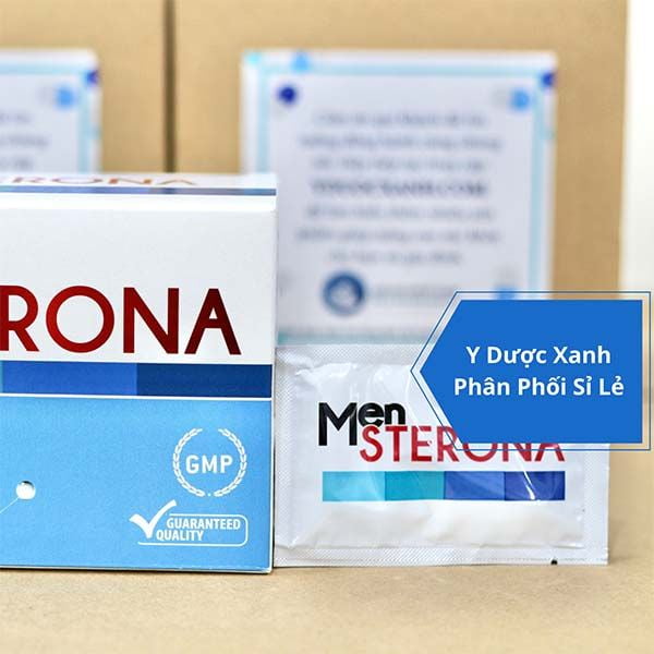 MENSTERONA, 30 gói, Thuốc uống bổ tinh trùng, tăng khả năng thụ thai cho nam giới của Ba Lan