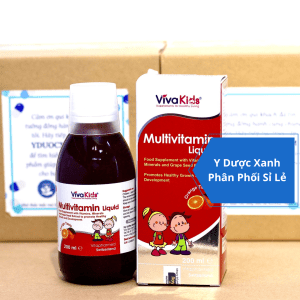 VIVAKIDS MULTIVITAMIN LIQUID, 200ml, Siro vitamin tổng hợp cho trẻ từ 1 tuổi của Thụy Sĩ