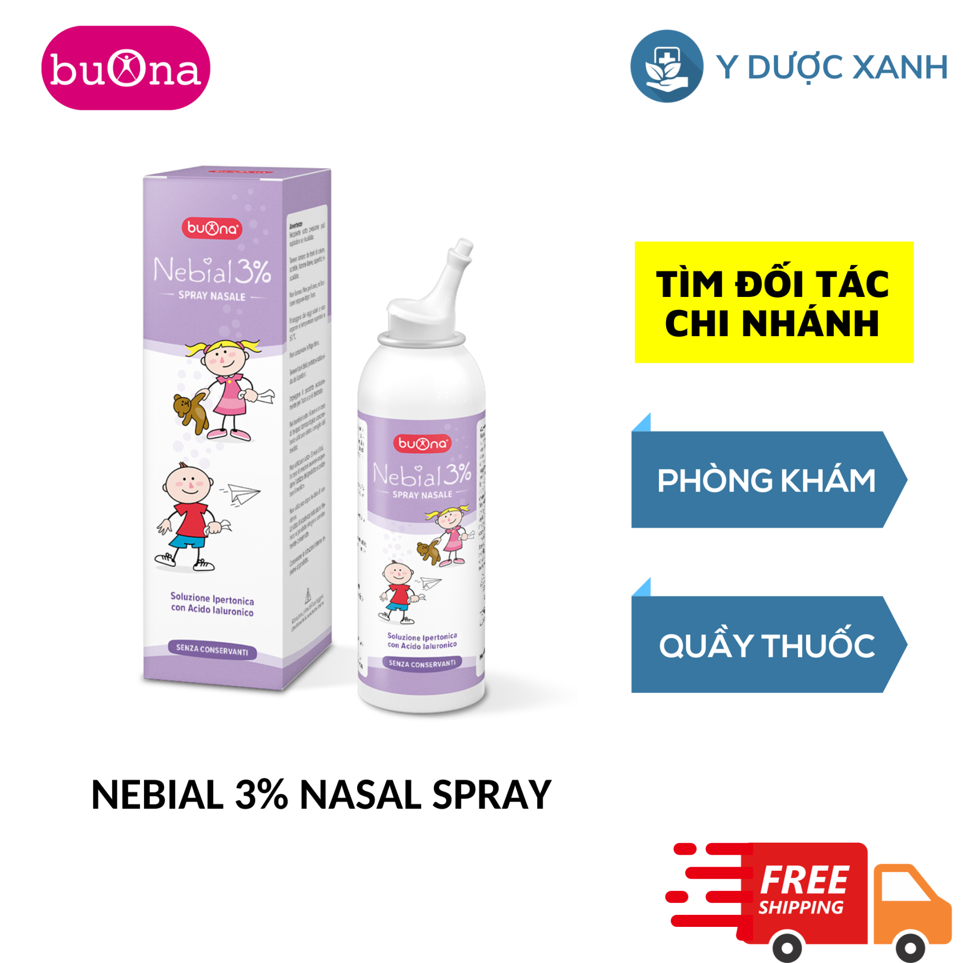 Nebial 3% Spray Nasal 100ml BUONA